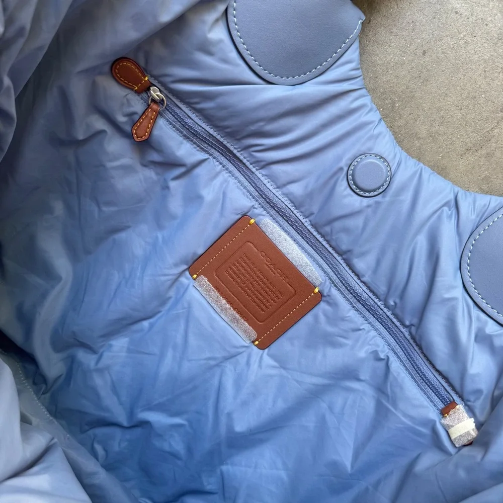 Coach pillow tote